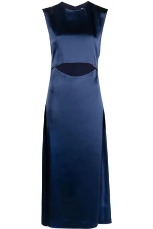 Loulou de Saison Copan cut-out satin dress