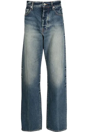 Kenzo Stonewashed straight-leg jeans