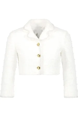 Giambattista Valli Cropped tweed jacket