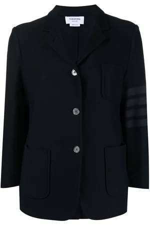 Thom Browne 4-Bar stripe twill sack jacket