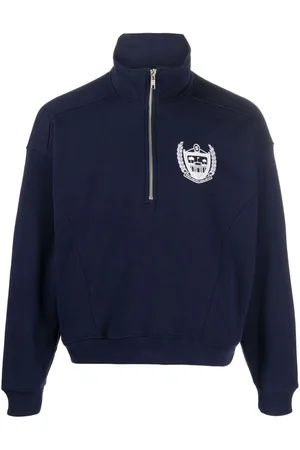 Sporty & Rich Logo-print zip-up sweatshirt