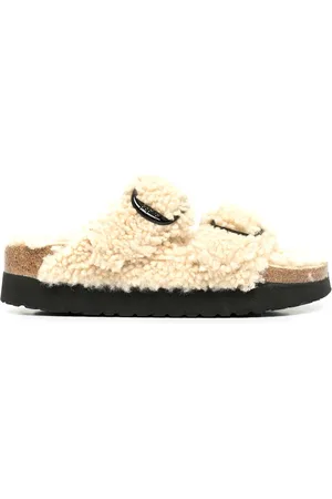 Birkenstock Arizona Big Buckle shearling slides