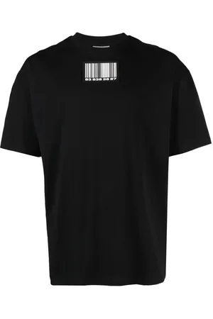 VTMNTS Barcode patch-detail T-shirt