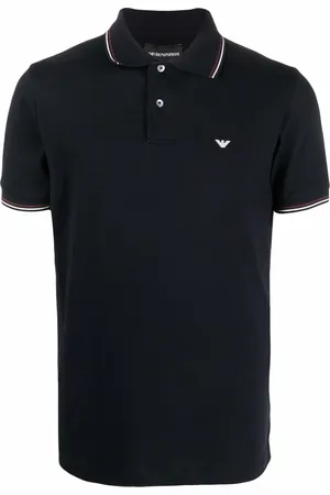 Emporio Armani Logo-embroidered polo shirt
