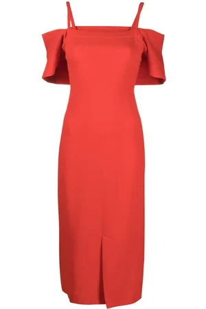Victoria Beckham Off-shoulder midi dress