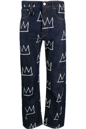 Etudes All-over crown-print trousers