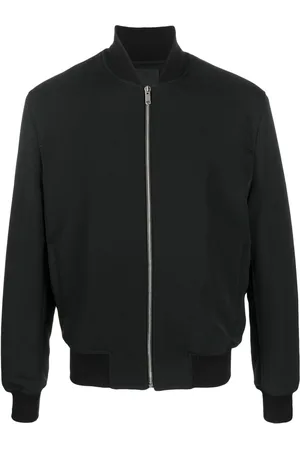 Givenchy Wool logo lettering bomber jacket