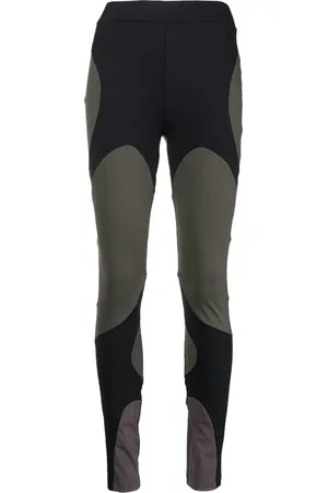 HELIOT EMIL Logo-print two-tone leggings