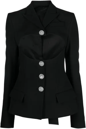 The Attico Gwenda single-breasted blazer
