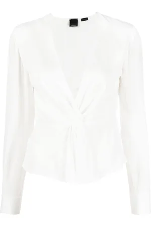 Pinko Twisted V-neck blouse