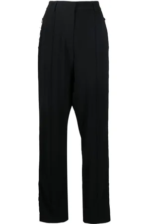 GIUSEPPE DI MORABITO Lace-up detail straight-leg trousers