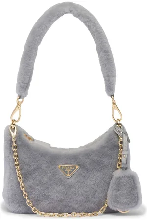 Prada Re-Edition shearling mini bag
