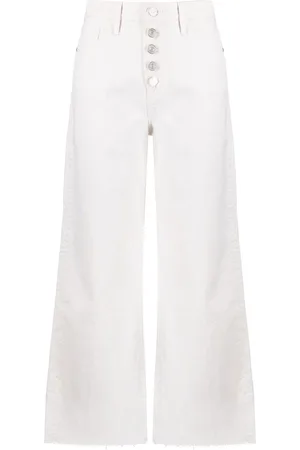 Frame Cropped wide-leg jeans