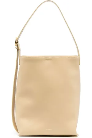 Jil Sander Cannolo leather tote bag