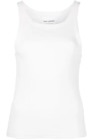 NILI LOTAN Ribbed cotton vest top