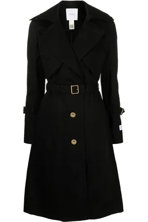 Patou Belted single-breasted trench coat