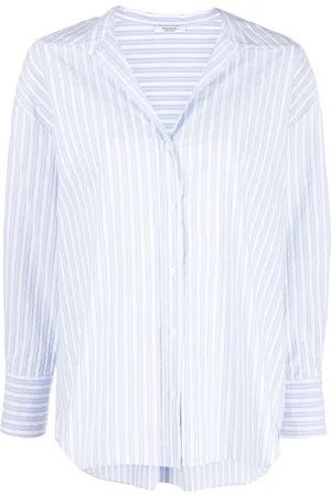 PESERICO SIGN Striped long-sleeve shirt