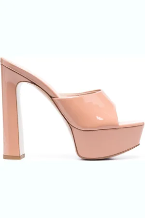 LE SILLA Patent leather platform sandals