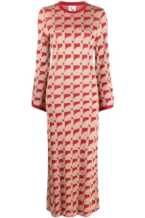Paula Blenda jacquard dress
