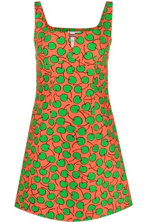 Moschino Cherry-print mini dress