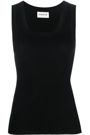 P.A.R.O.S.H. Cipria ribbed-knit tank top