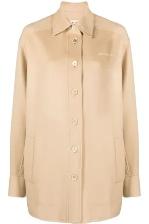 Marni Logo-embroidered shirt jacket