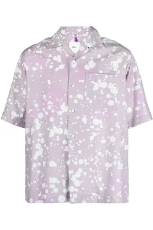 OAMC Kurt splatter short-sleeve shirt