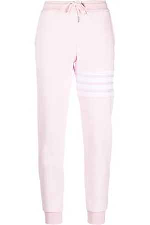Thom Browne 4-bar stripe tapered joggers