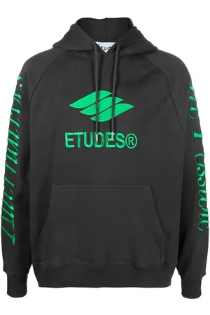 Etudes Racing Eco logo-embroidered hoodie