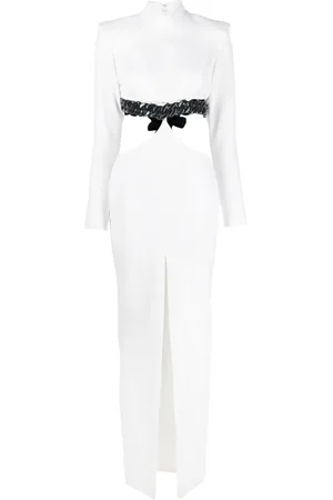 JEAN-LOUIS SABAJI Chain-detail cut-out maxi dress