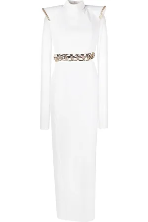 JEAN-LOUIS SABAJI Chain-detail maxi dress