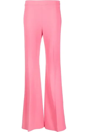 Moschino Pressed-crease flared trousers