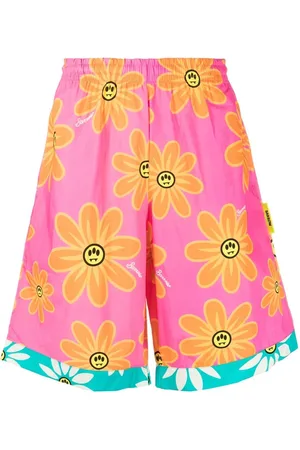 BARROW Logo-print cotton shorts
