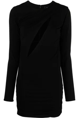 VERSACE Cut-out long sleeves dress