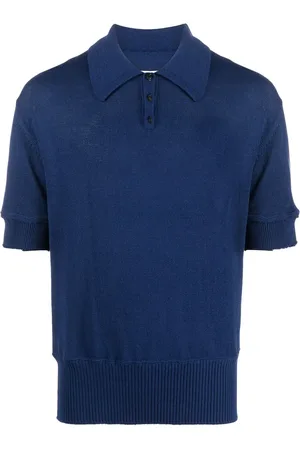 Maison Margiela Four-stitch knitted polo shirt