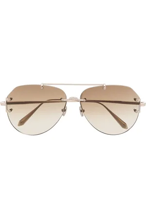 Linda Farrow Duit pilot-frame sunglasses