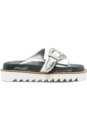 TOGA PULLA Two-tone buckled sandals
