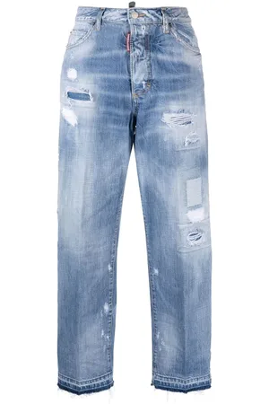 Dsquared2 Distressed straight-leg jeans