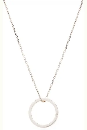 Maison Margiela Logo-engraved pendant necklace