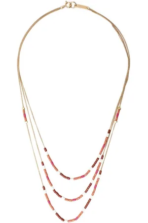 Isabel Marant Bead-detail layered necklace