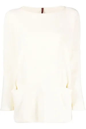 DANIELA GREGIS Open pocket boat neck jumper