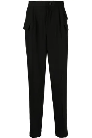 HEVO Tapered flap-pocket trousers