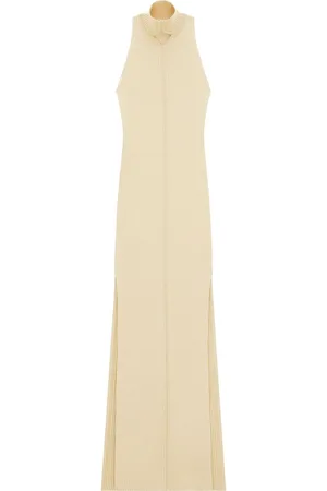 Courrèges Cut-out ribbed midi dress