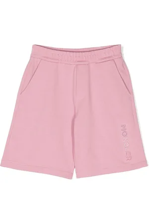 Moncler Logo-embroidered cotton shorts