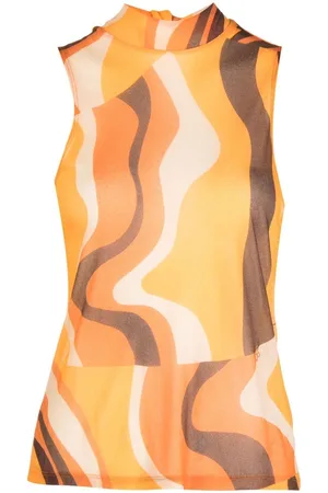 REJINA PYO Bryn mock neck vest top