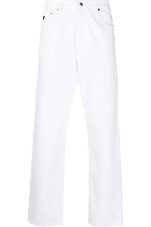 Prada Logo-plaque detail trousers