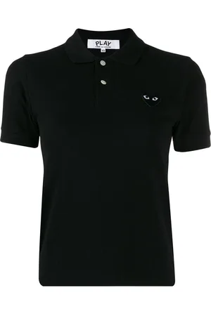 Comme des Garçons Embroidered heart polo shirt