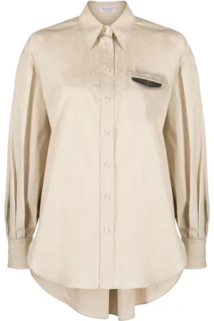 Brunello Cucinelli Long-sleeve cotton shirt