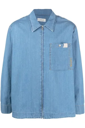 Lanvin Zip-up denim shirt