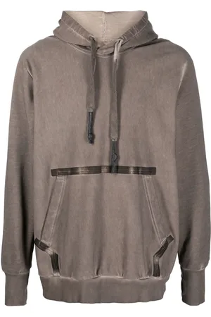 ISAAC SELLAM EXPERIENCE Washed-effect cotton hoodie